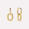 Ash Double Mini Gold Drop Earrings - Ana Luisa