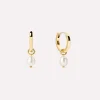 Frida Pearl Huggie Hoops - Ana Luisa