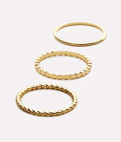 Gold Ring Set - Adrianna Set