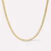 Ina Herringbone Chain Necklace - Ana Luisa