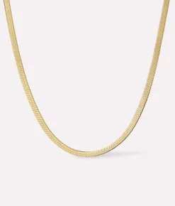 Ina Herringbone Chain Necklace - Ana Luisa