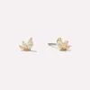 Kennedy Gold Stud Earrings - Ana Luisa