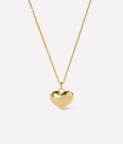 Lev Small Gold Heart Necklace - Ana Luisa