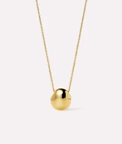 Pebble Mini Gold Pendant Necklace - Ana Luisa