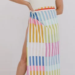 Rainbow Stripe Sarong