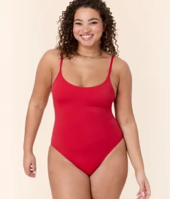 The Amalfi One Piece - Eco Nylon - Cherry Red - Classic