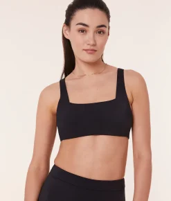 The Barbados Bikini Top - Eco Nylon - Black