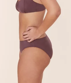 The Classic Bikini Bottom - Satin - Licorice