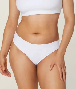 The Classic Bikini Bottom - Eco Nylon - White