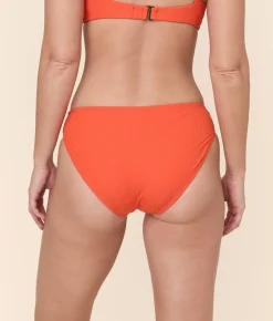 The Classic Bikini Bottom - Eco Ribbed - Vermillion