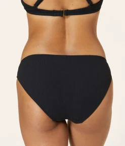 The Classic Bikini Bottom - Ribbed - Black