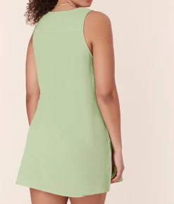The Frades Mini Dress - Cotton Gauze - Ambrosia