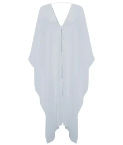 The Handloom Bodrum Kaftan - Baby Blue