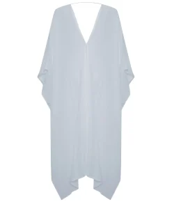 The Handloom Bodrum Kaftan - Baby Blue