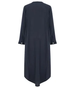 The Handloom Terra Shirt Dress - Navy