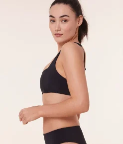 The Havana Bikini Top - Flat - Black