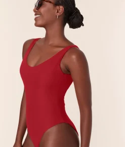 The Ibiza One Piece - Eco Ribbed - Flame - Classic