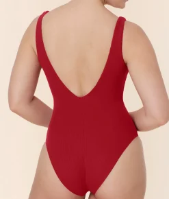 The Ibiza One Piece - Eco Ribbed - Flame - Classic