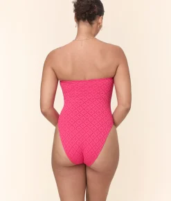 The Kauai One Piece - Eyelet - Begonia - Classic