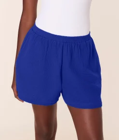 The Mullins Short - Cotton Gauze - Mazarine