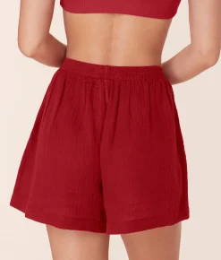 The Mullins Short - Cotton Gauze - Flame