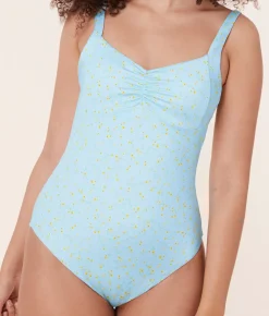The Nadi One Piece - Satin - Powder Ditsy Bloom - Classic