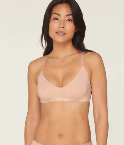 The Plunge Bralette - Cloud - Blush