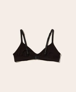 The Plunge Bralette - Rayon - Black