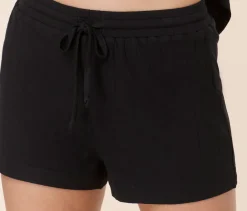 The Short - Wide Rib - Black