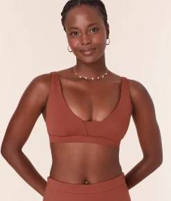 The Tahiti Bikini Top - Eco Nylon - Sequoia