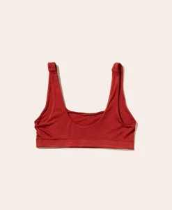 The Tank Bralette - Rayon - Deep Terracotta