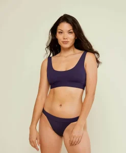 The Ventura Bikini Top - Flat - Navy