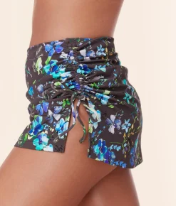 The Waikiki Swim Skirt - Eco Nylon - Wildflowers