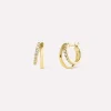 Toda Double Hoop Earrings - Ana Luisa
