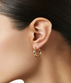 Venus Endless Gold Hoop Earrings - Ana Luisa